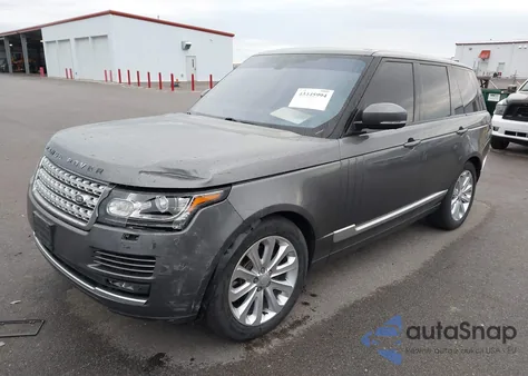 2016 Land Rover Range Rover 3.0L V6 Turbocharged Diesel Hse Td6 из США, поврежденный, VIN SALGS2KF7GA313324